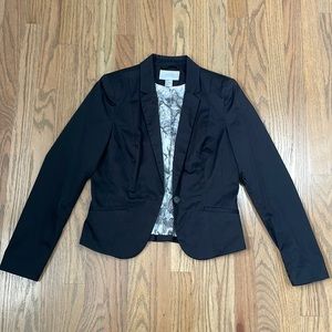 H&M Black Fitted Blazer